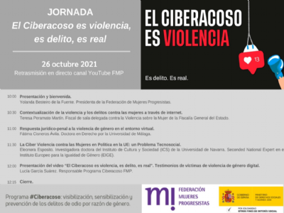 Jornada Virtual El Ciberacoso es violencia, es delito, es real