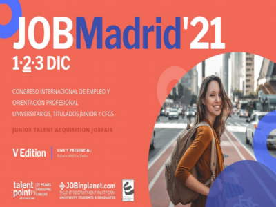 #JOBMadrid21: V Congreso de empleo y orientacin profesional