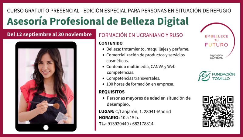 Curso de Asesora Profesional de Belleza Digital