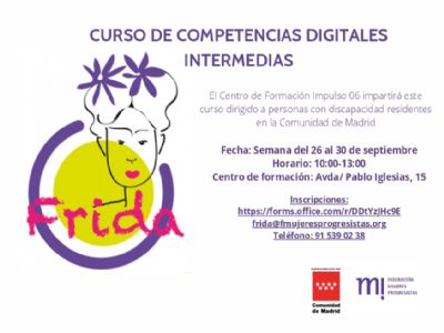 #Curso #CompetenciasDigitales #Discapacidad