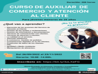 #Curso #AuxiliarComercio #AtencinAlCliente #Jvenes