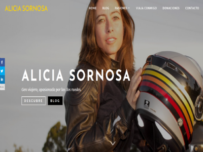 #AliciaSornosa #Periodista #Viajera #Motera