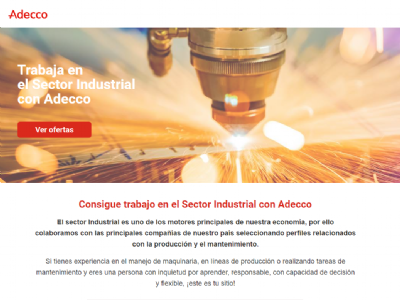 #Ofertas #Empleo #SectorIndustrial #Adecco