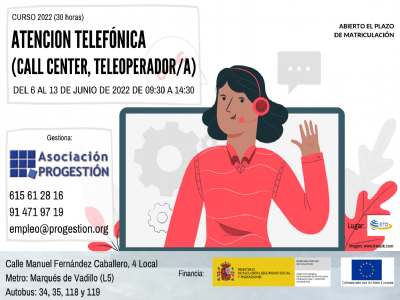 #Formación #Empleo #Teleoperadora #AtenciónTelefónica #CallCenter