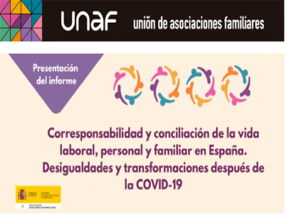 Presentación del estudio ´Corresponsabilidad y conciliación de la vida laboral, personal y familiar en España. Desigualdades y transformaciones después de la COVID-19´